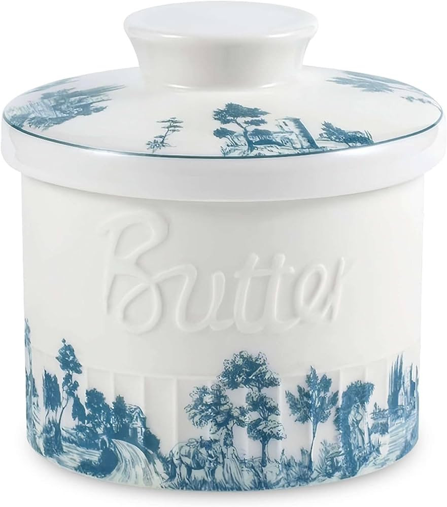 SIELUNO French Butter Crock, Butter Crock For Counter With Water, Water Butter Dish Countertop Fr... | Amazon (US)