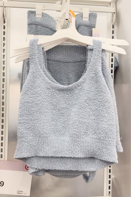 This cozy yarn tank is so cute. They also have pants, shorts and a pullover. Great for a cozy night in or pjs as we transition to fall. 

#Target #TargetIsEverything #TargetIsMyFavorite #TargetStyle #TargetFashion #TargetFinds #TargetMom #TargetDeals #TargetHaul #TargetDoesItAgain