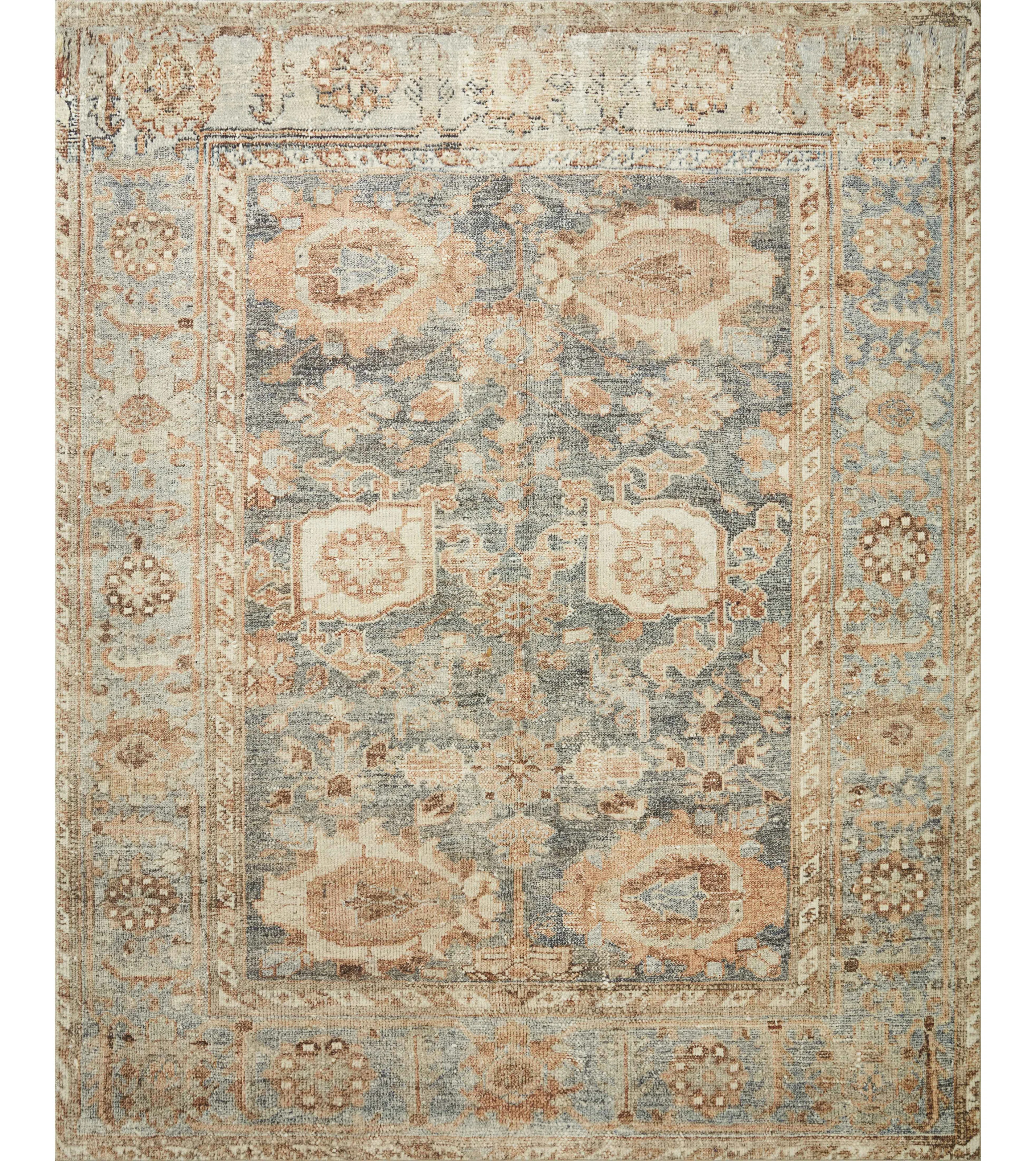 Loloi Margot Ocean/Spice Area Rug Feat. CloudPile | Wayfair North America