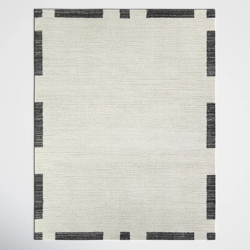 Kartini PanCream/Black Area Rug | Wayfair North America