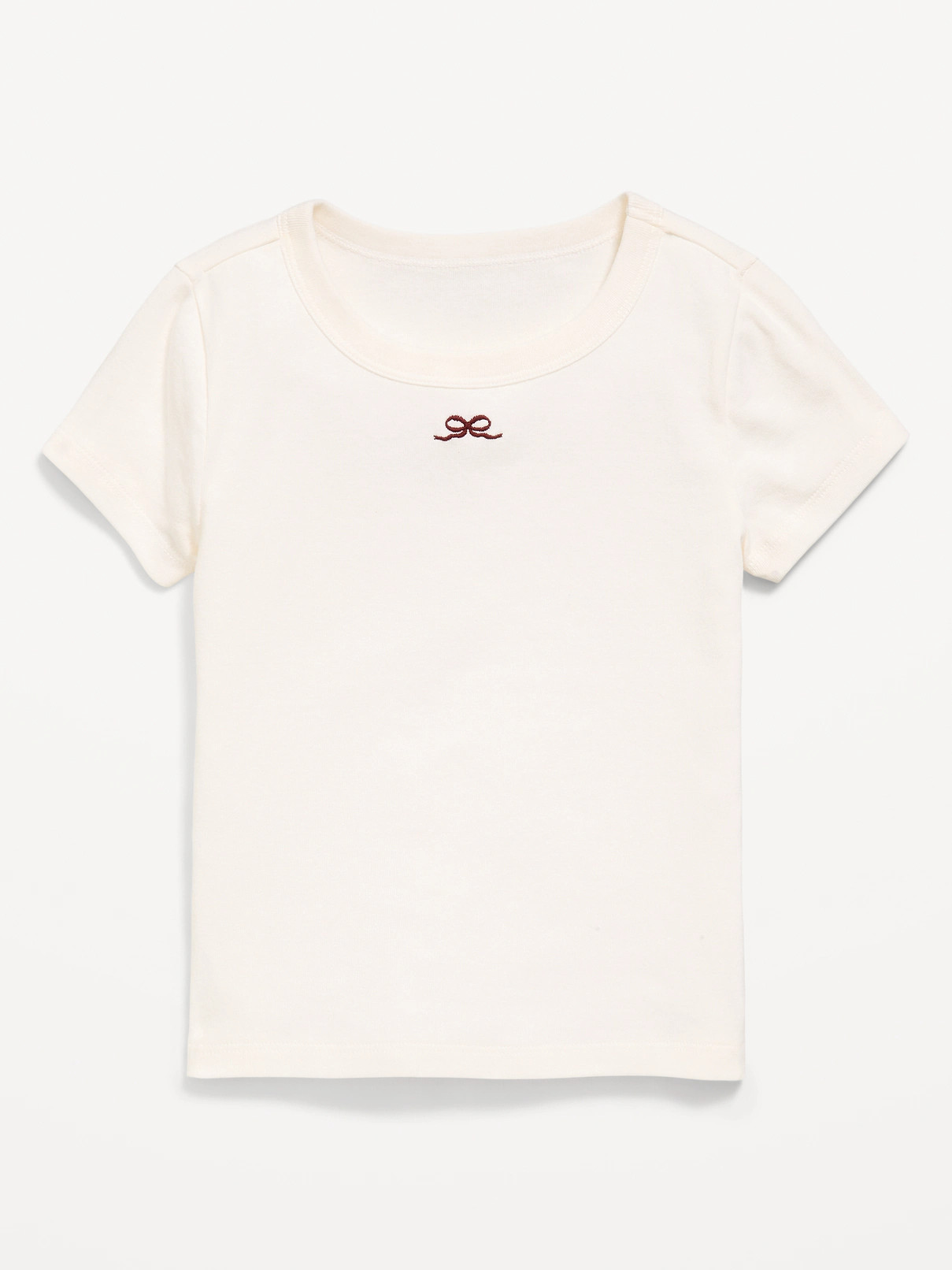 Fitted Short-Sleeve T-Shirt for Girls | Old Navy (US)