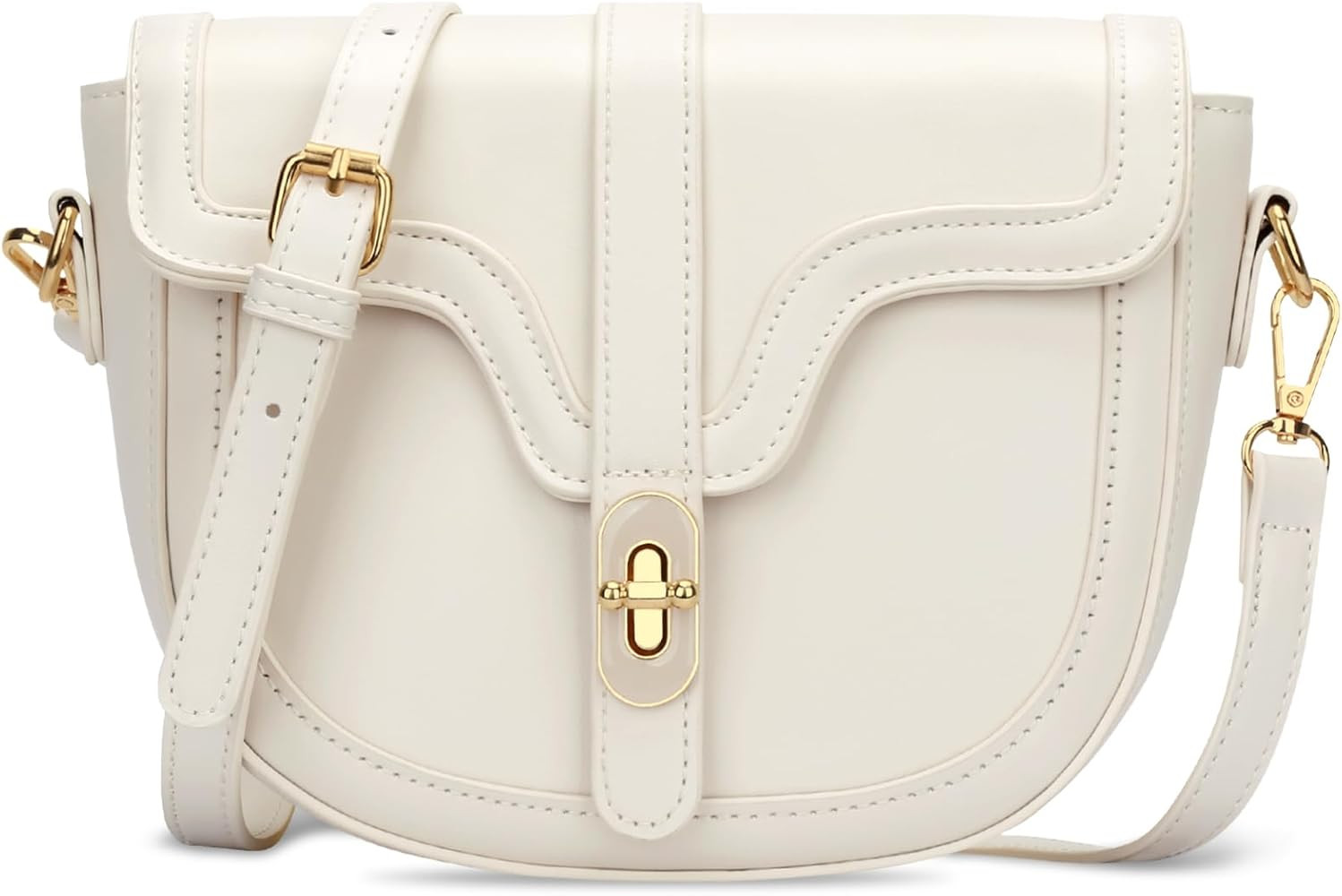 KKXIU Crossbody Bags for women Fashion Vegan Leather Shoulder Purse | Amazon (US)