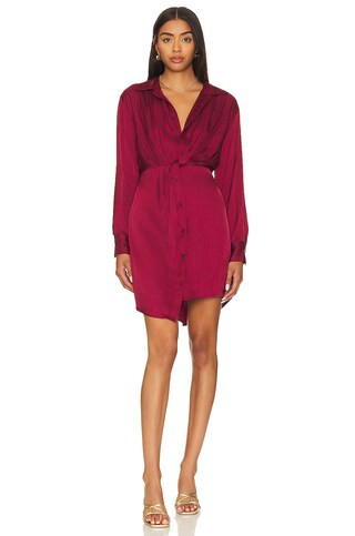 Steve Madden Barcelona Shirt Dress in Wine from Revolve.com | Revolve Clothing (Global)