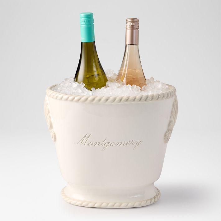 Seashell Ceramic Wine Bucket | Mark and Graham