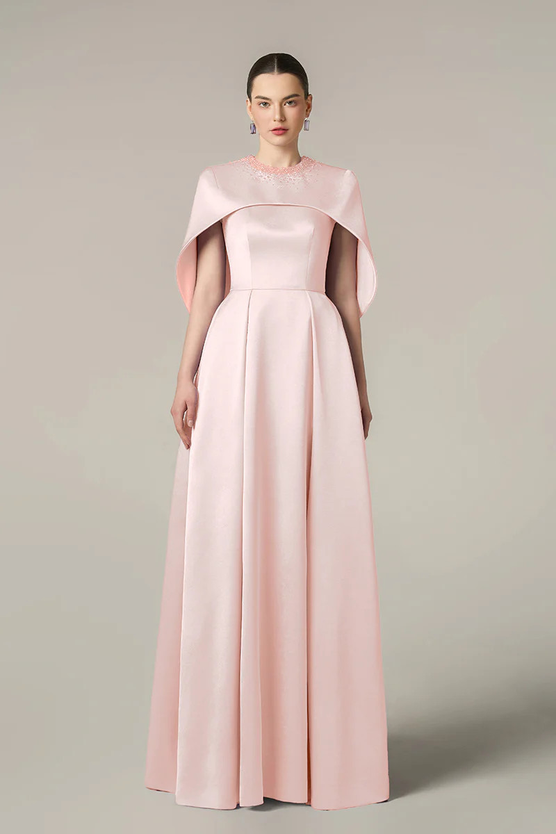 SILK TAFFETA DRESS IN PINK | IHF | CULT MIA | CULT MIA UK LTD