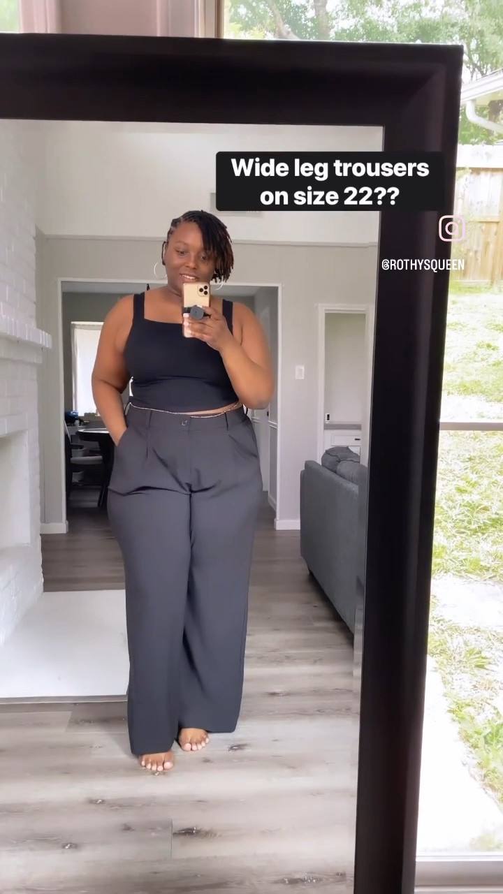 Wide leg pants

#LTKcurves