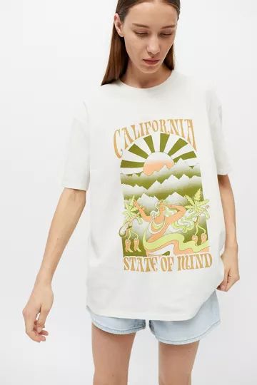 UO California T-Shirt Dress | Urban Outfitters (US and RoW)