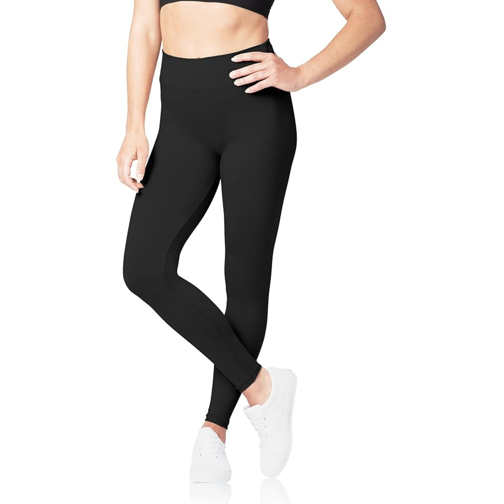 SATINA High Waisted Leggings for Women - Comfortable and Stretchy in Versatile Sizes and Colors | Amazon (US)