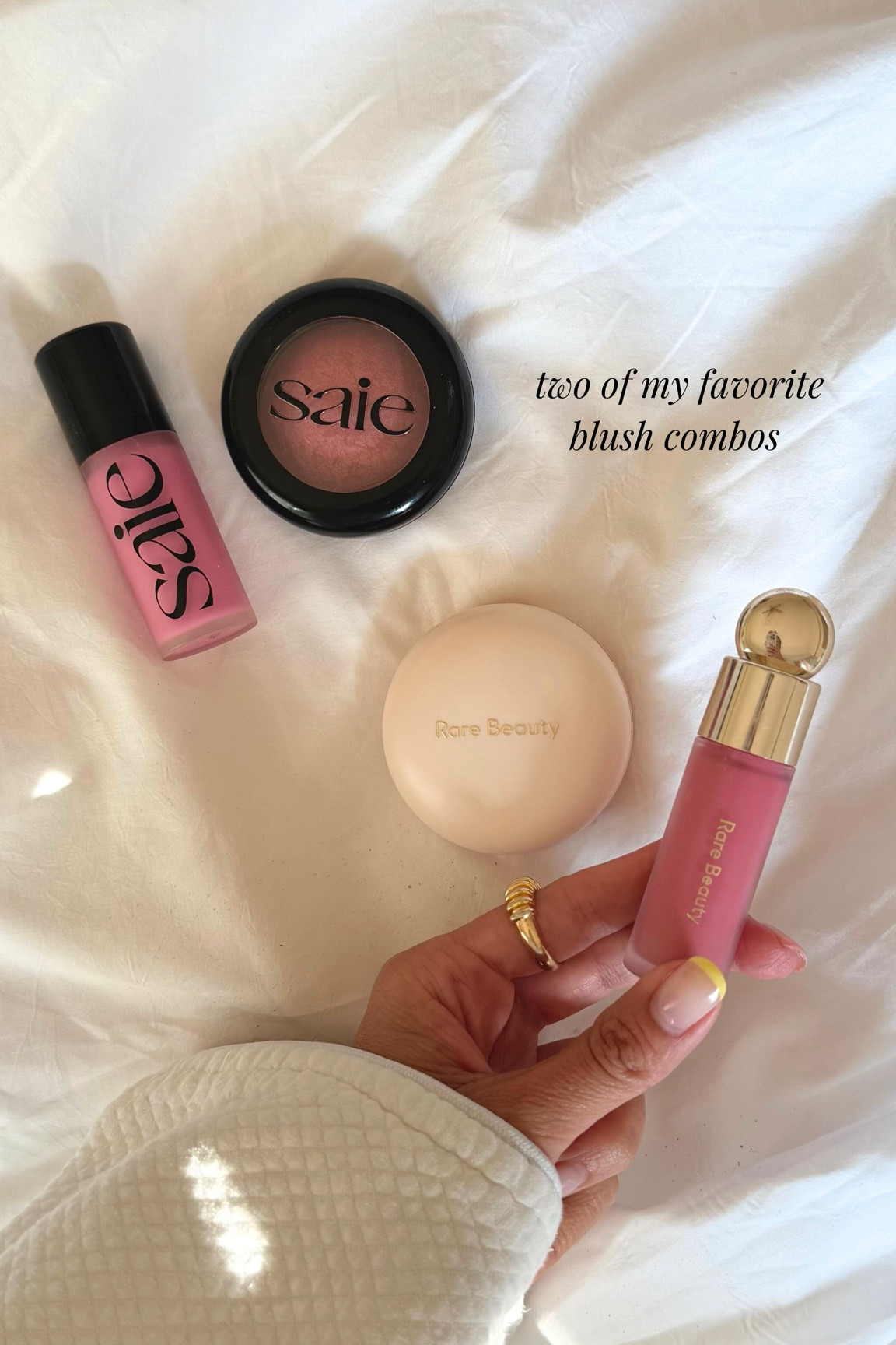 Two of my favorite blush combos on sale at Sephora! Up to 20% off for beauty insiders 💖

Sephora sale, rare beauty, saie, beauty routine, makeup routine 

#LTKWatchNow #LTKBeauty #LTKSaleAlert