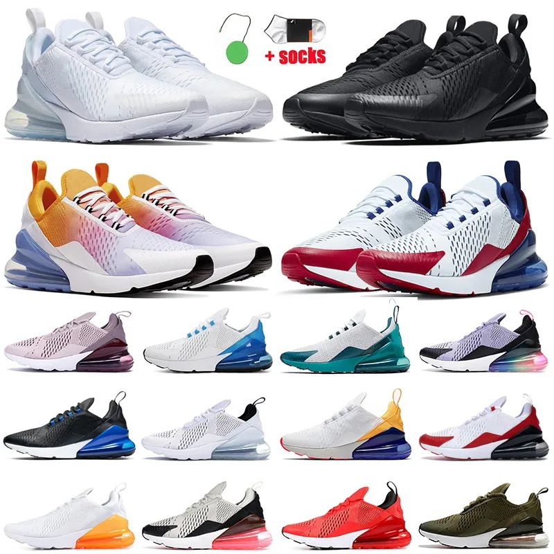 Wholesale 270 Trainers Womens Mens Sports Shoes Top Quality Cushion Jogging Sneakers Triple White... | DHGate