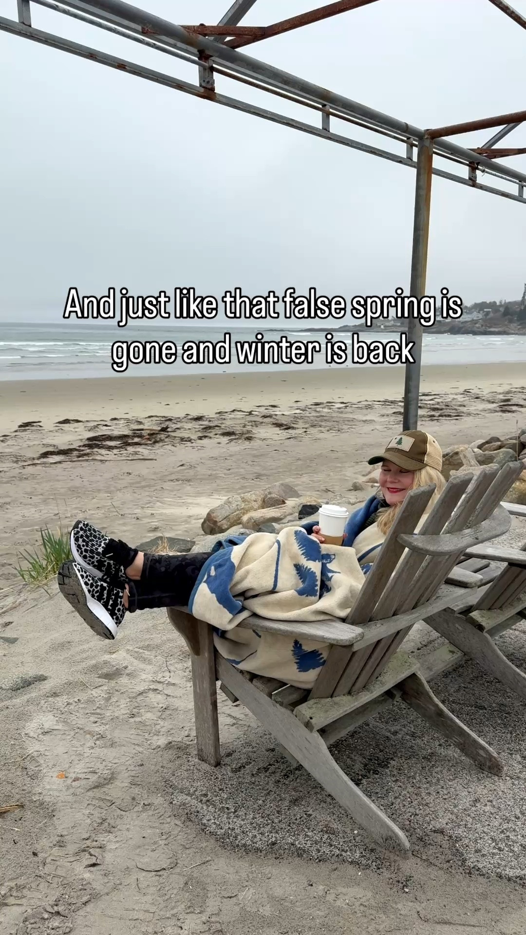 But you ARE letting me down Mother Nature, you are! 

#iykyk #newenglandweather #falsespring #mainer 

#LTKTravel #LTKPetite #LTKvlog