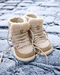 Girls Sherpa Bungee Booties - gray | The Children's Place