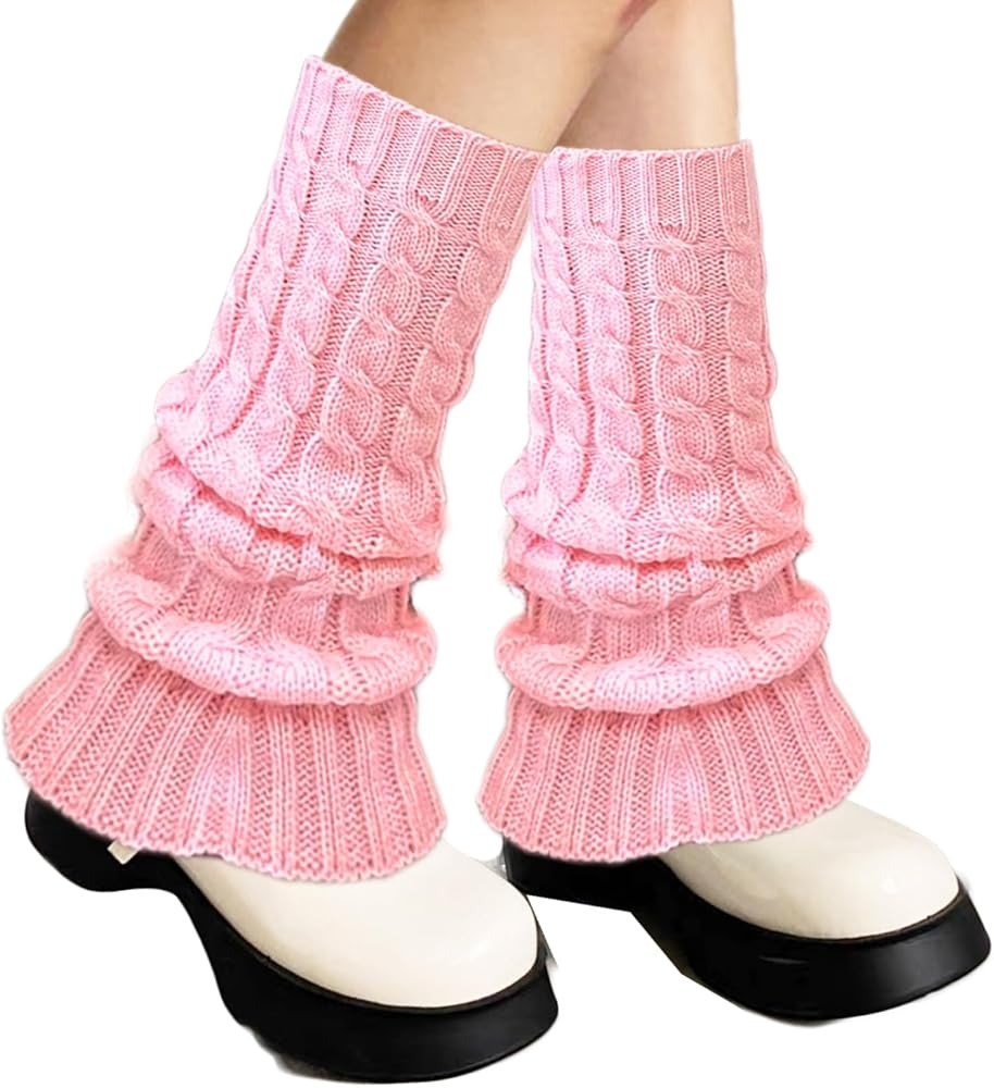 Leg Warmers for Women Knitted Ribbed Stirrup Leg Warmers for Women Winter Extra Soft Long Leg War... | Amazon (US)