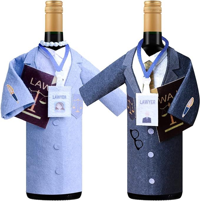 Lawyer Wine Bottle Covers,Lawyer Gifts for Women and Men,Attorney Gifts,Law Student Gifts,Lawyer ... | Amazon (US)