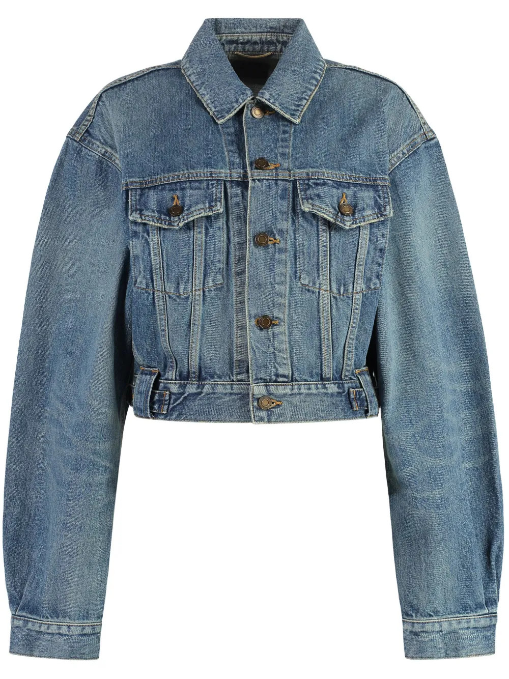 Saint Laurent80's vintage denim jacket | Farfetch Global