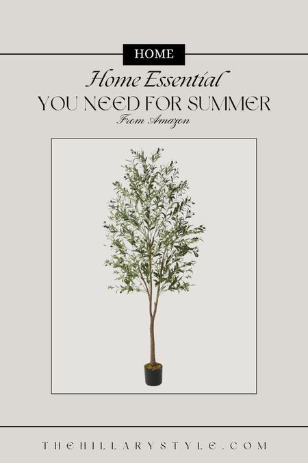 AMAZON Home Best Seller: 7 foot Faux Olive Tree

#LTKSeasonal #LTKStyleTip #LTKHome