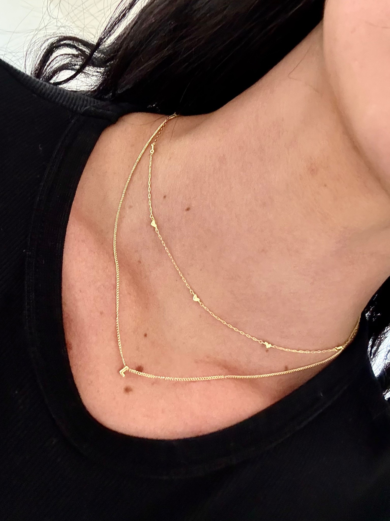 my lil dainty necklace stack🥹💖 