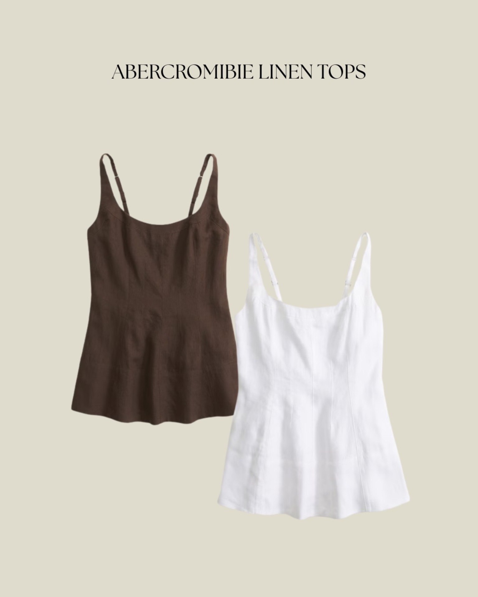 Abercrombie linen summer tops 
I’m a UK 10 & got mine both in smalls