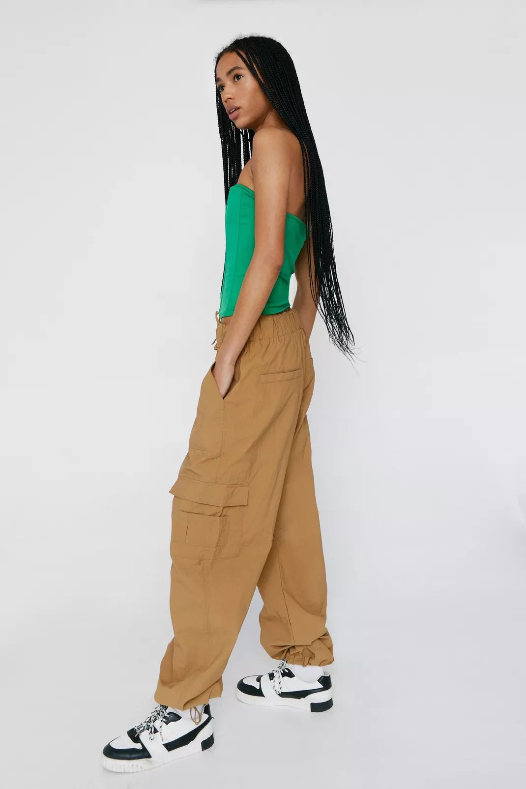 Wide Leg Multi Pocket Cargo Pants | Nasty Gal (US)