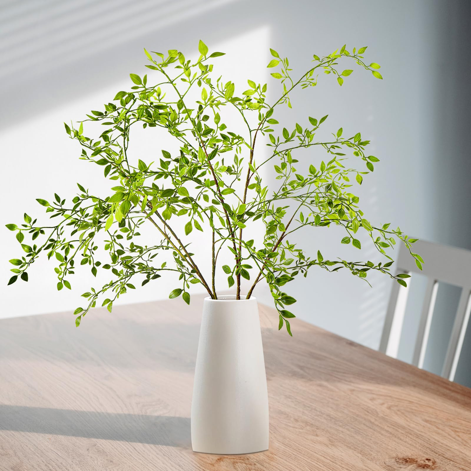 Artificial Greenery Stems, 43.3" Nandina Branches Tall Faux Plant Stems for Vase, Greenery Decor ... | Amazon (US)