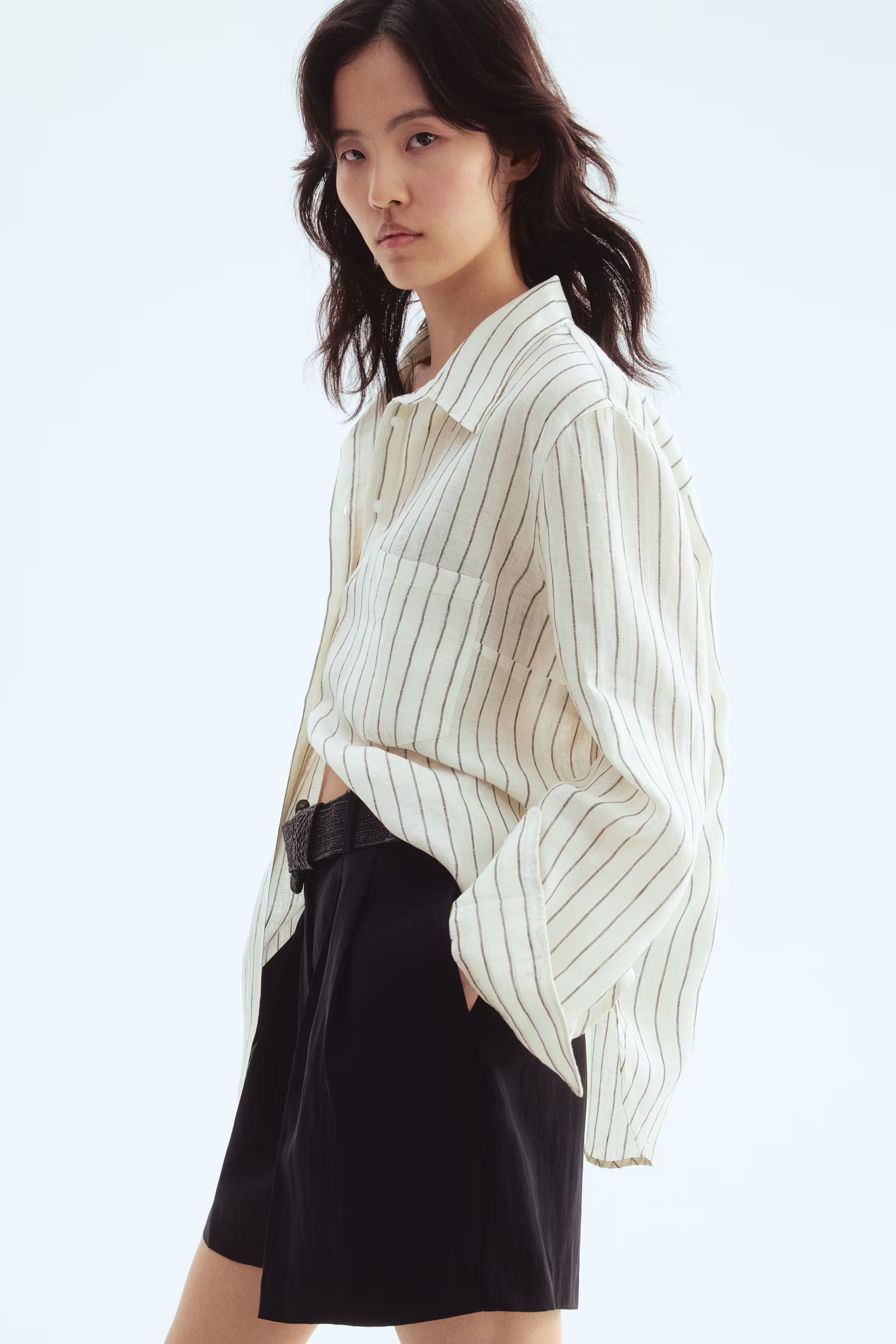 Linen shirt | H&M (UK, MY, IN, SG, PH, TW, HK)