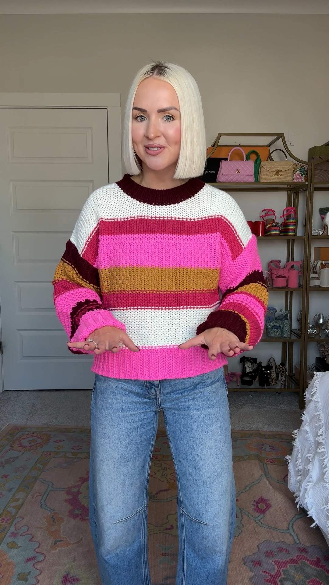 Amazon fall fashion / amazon thanksgiving outfit 
Sweater: small (size up for oversized fit)
Velvet top: XS
Brown floral dress: XS 
Gingham set: small 

#LTKPetite #LTKStyleTip #LTKFindsUnder50