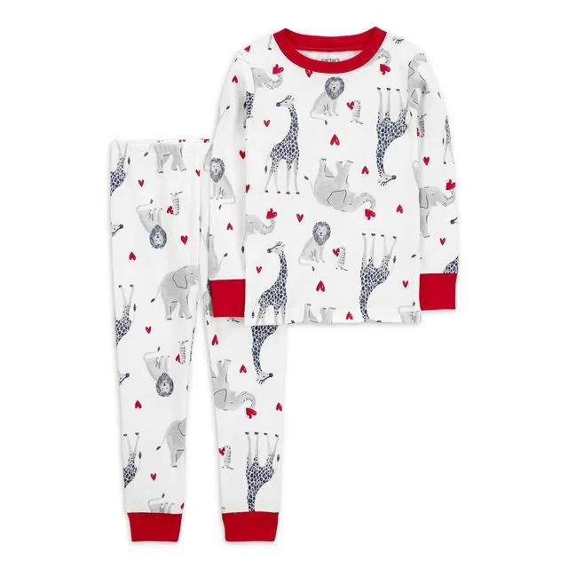 Carter's Child of Mine Baby and Toddler Valentine's Day Pajama Set, 2-Piece, Sizes 12M-5T | Walmart (US)