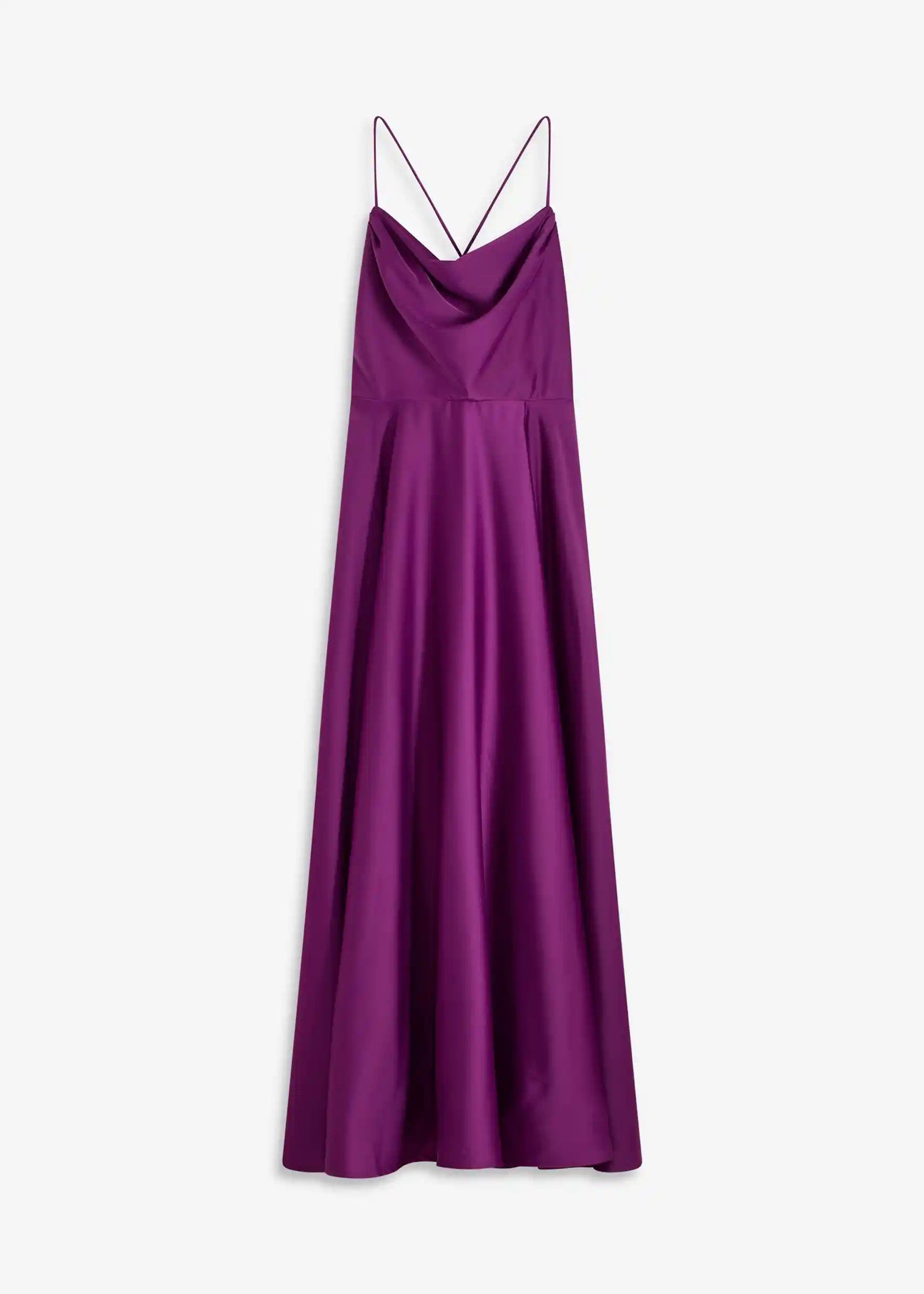 Trägerkleid aus strukturiertem Satin | Bonprix DE