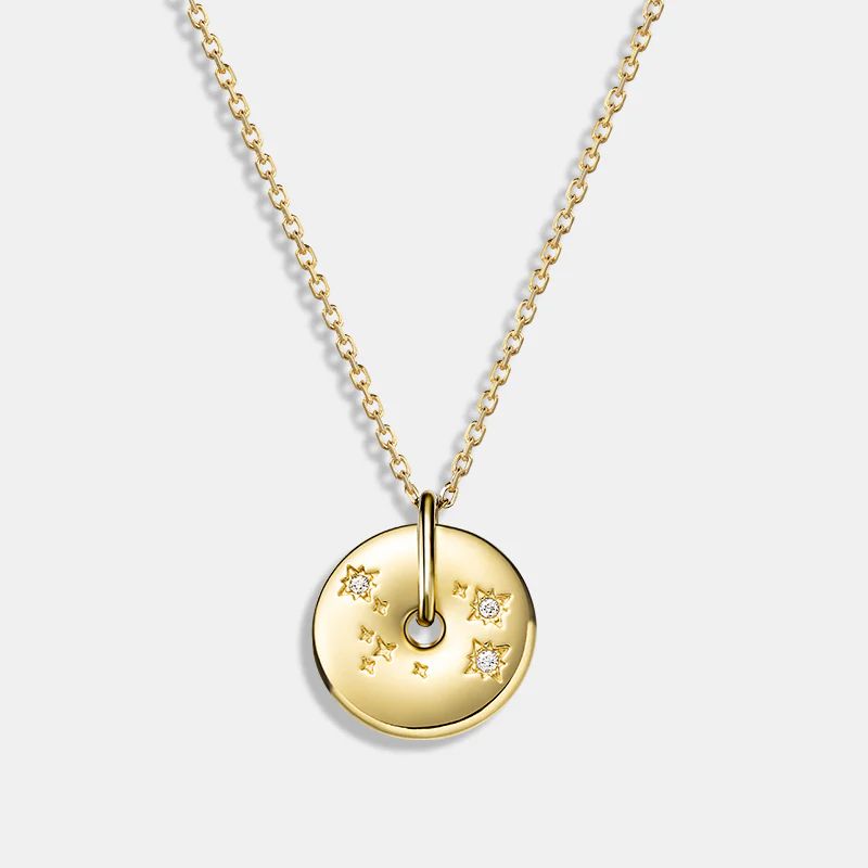Gemini Zodiac Pendant Necklace | Victoria Emerson