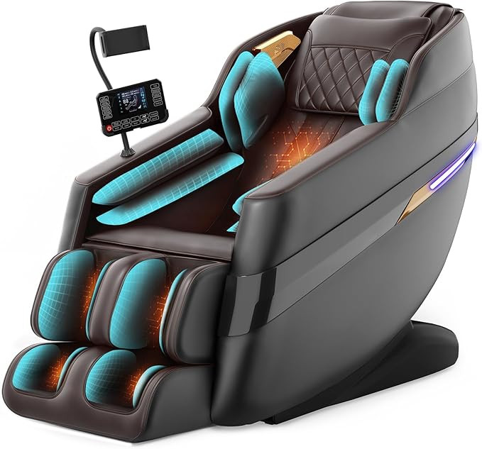 Amazon.com: FURNIMAT 2026 Massage Chair Full Body, 3D SL-Track Zero Gravity Shiatsu Massage Chair... | Amazon (US)