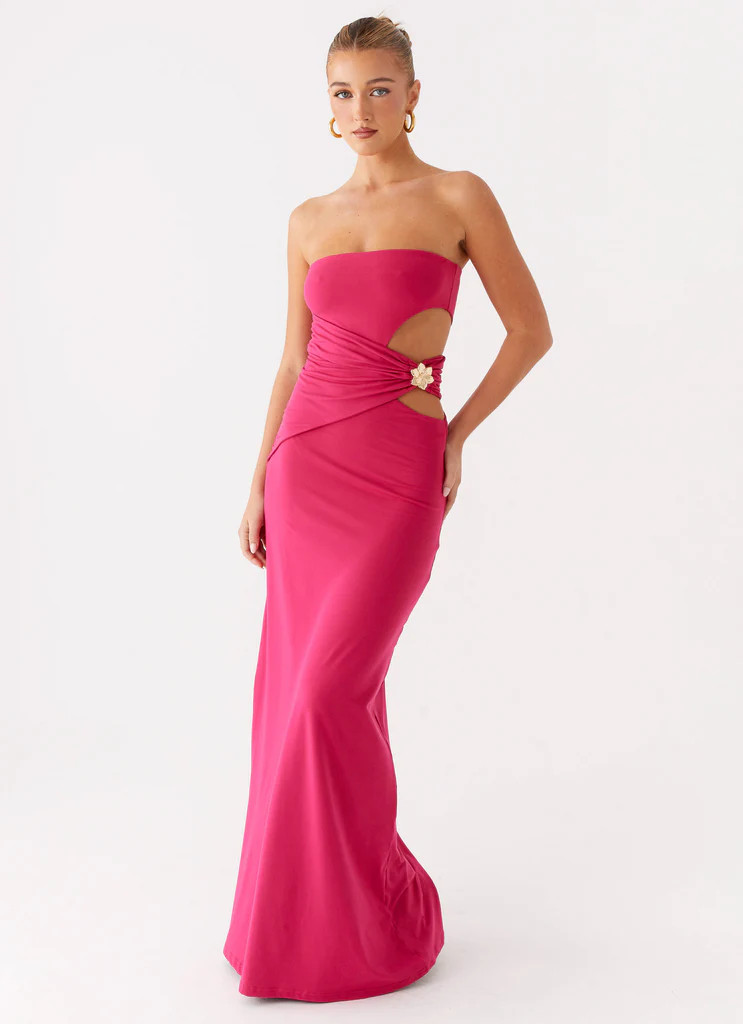 Anetta Maxi Dress - Fuchsia | Peppermayo (Global)