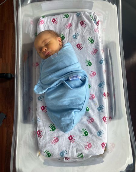 Our favorite swaddles for newborns - velcro closed and are super tight, way easier to use than a regular swaddle! Must-have product for a newborn baby  

#LTKbaby