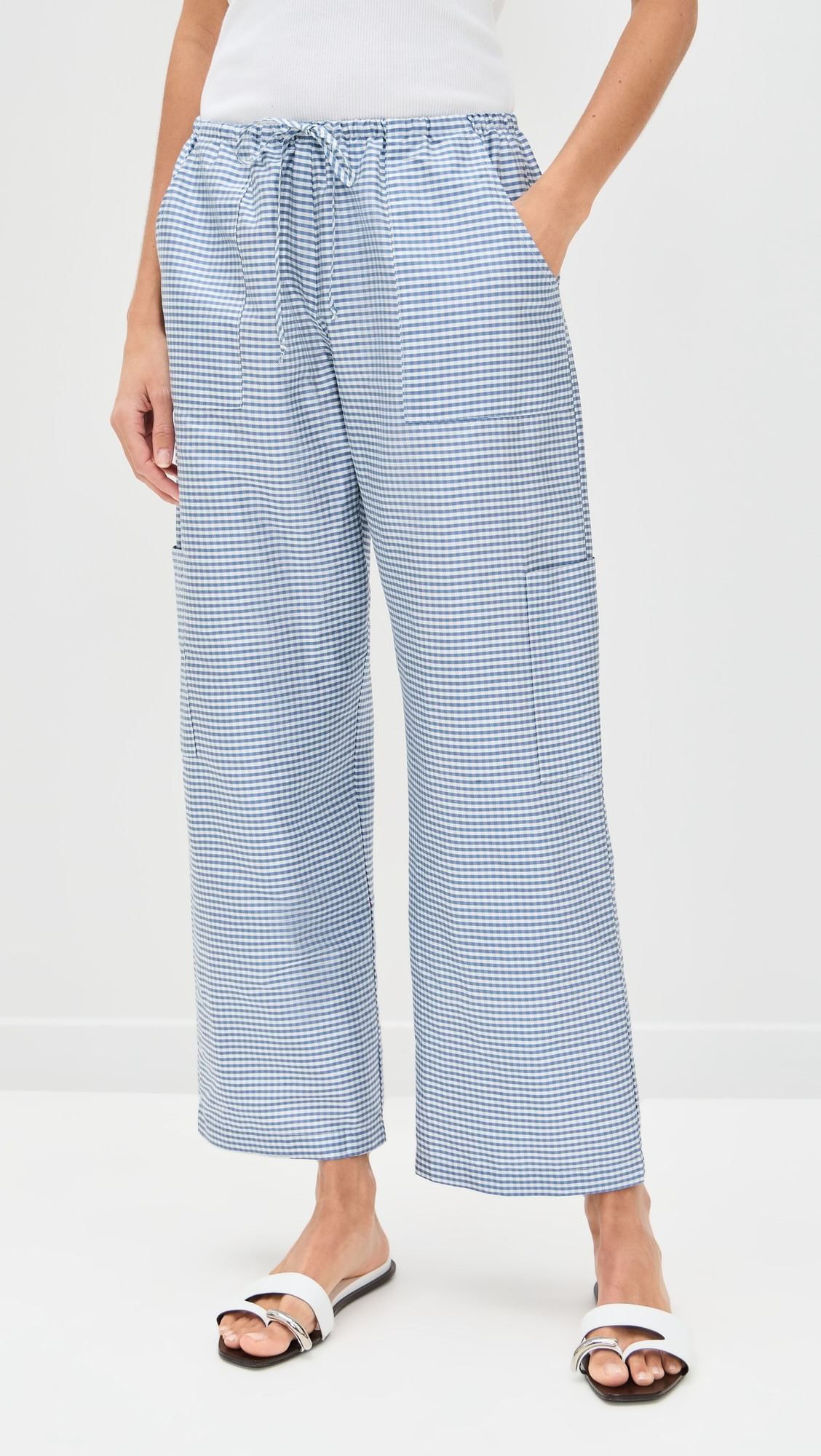 The Silk Taffeta Drawstring Cargo Pants | Shopbop