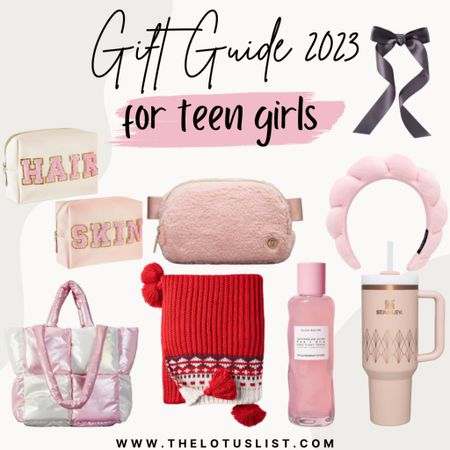 Gift Guide 2023 - For Teen Girls

LTKhome / LTKbeauty / ltkfindsunder50 / ltkfindsunder100 / LTKitbag / LTKunder50 / LTKunder100 / gift guide / gift guides / gift guide for teen girl / gift guides for teen girl / gift guide for teens / gift guide for teen / gift guide for teen girls / gift guide for tween / gift guide for tween girls / blanket / blankets / throw blanket / throw blankets / puffer bag / puffy bag / glow recipe / Stanley / Stanley cup / hair bow / lululemon belt bag / stoney clover lane dupe / sale / sale alert / gifts / christmas gift guide / christmas gifts / christmas gift / holiday gifts / holiday gift guide 

#LTKSeasonal #LTKHoliday #LTKGiftGuide