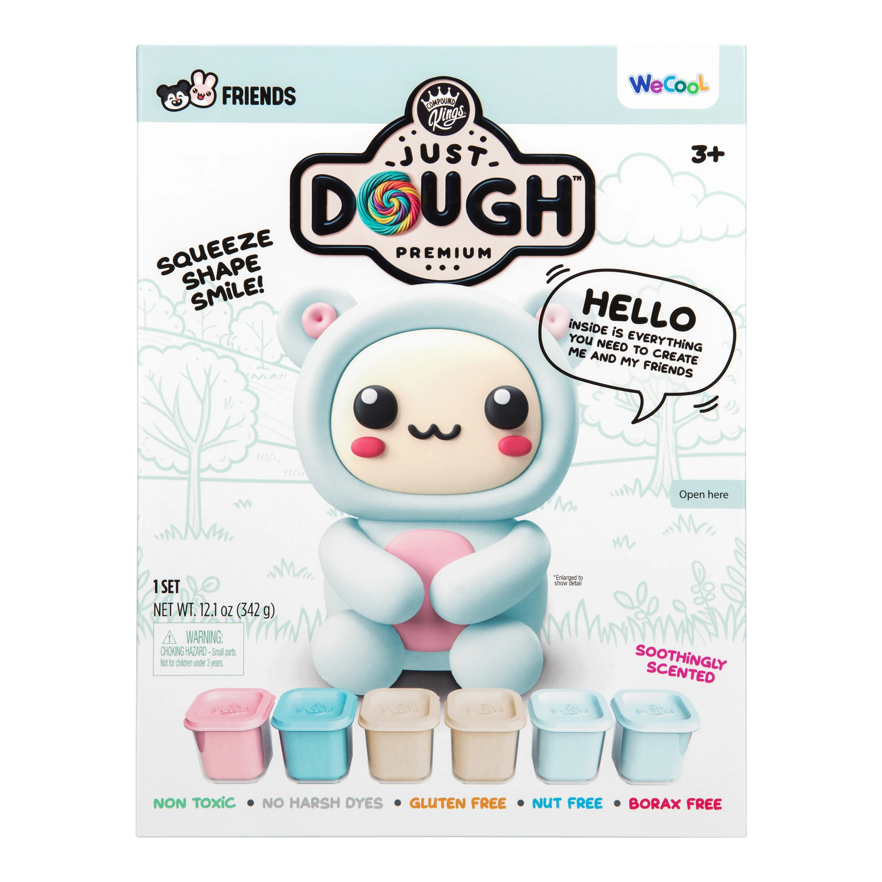 Compound Kings, Just Dough, Play Dough, Bear Character Pack, Multi Color, Children Ages 3 and up | Walmart (US)
