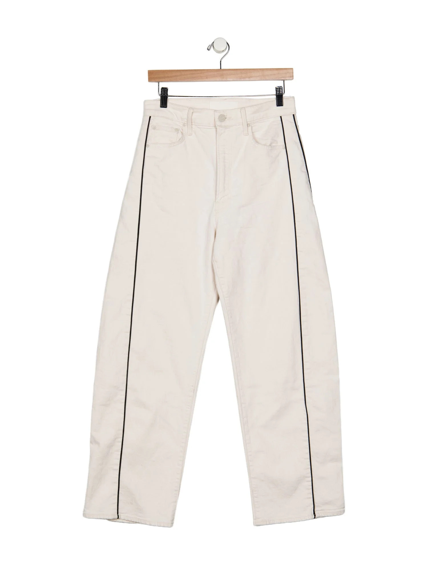 Mother High-Rise Straight Leg Jeans | The RealReal