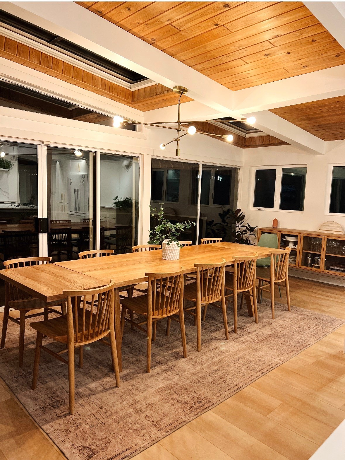 My dining room! This @Article table is my absolute fav we keep it extended as it fills our space and is always welcoming to guests. PS good for laundry too! 

#LTKHome