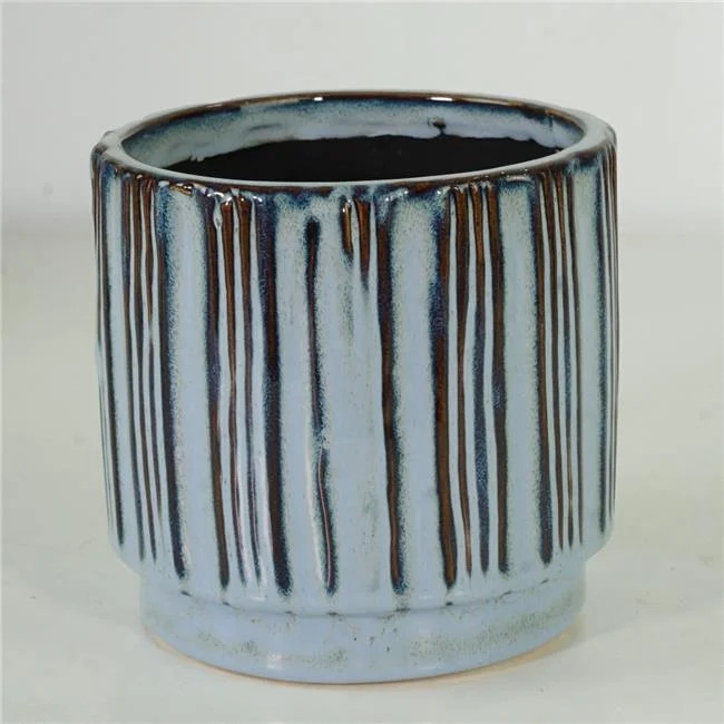 MDR Trading Inc. AI-CE10-238_Q01 Blue And Gray Stripes Planter | Walmart (US)