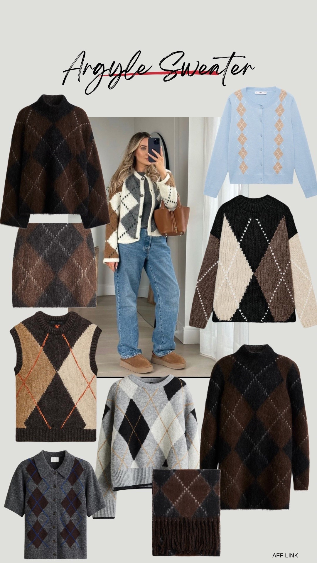 Argyle Print🤎✨

#LTKstyletip #LTKautumn #LTKwinter