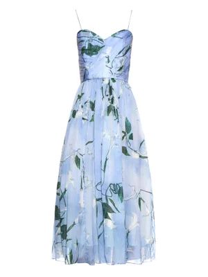 Joice floral-print silk dress | Matches (US)