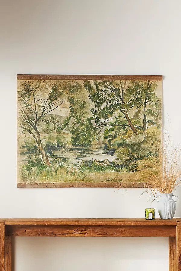 Pond Scene Tapestry | Anthropologie (US)