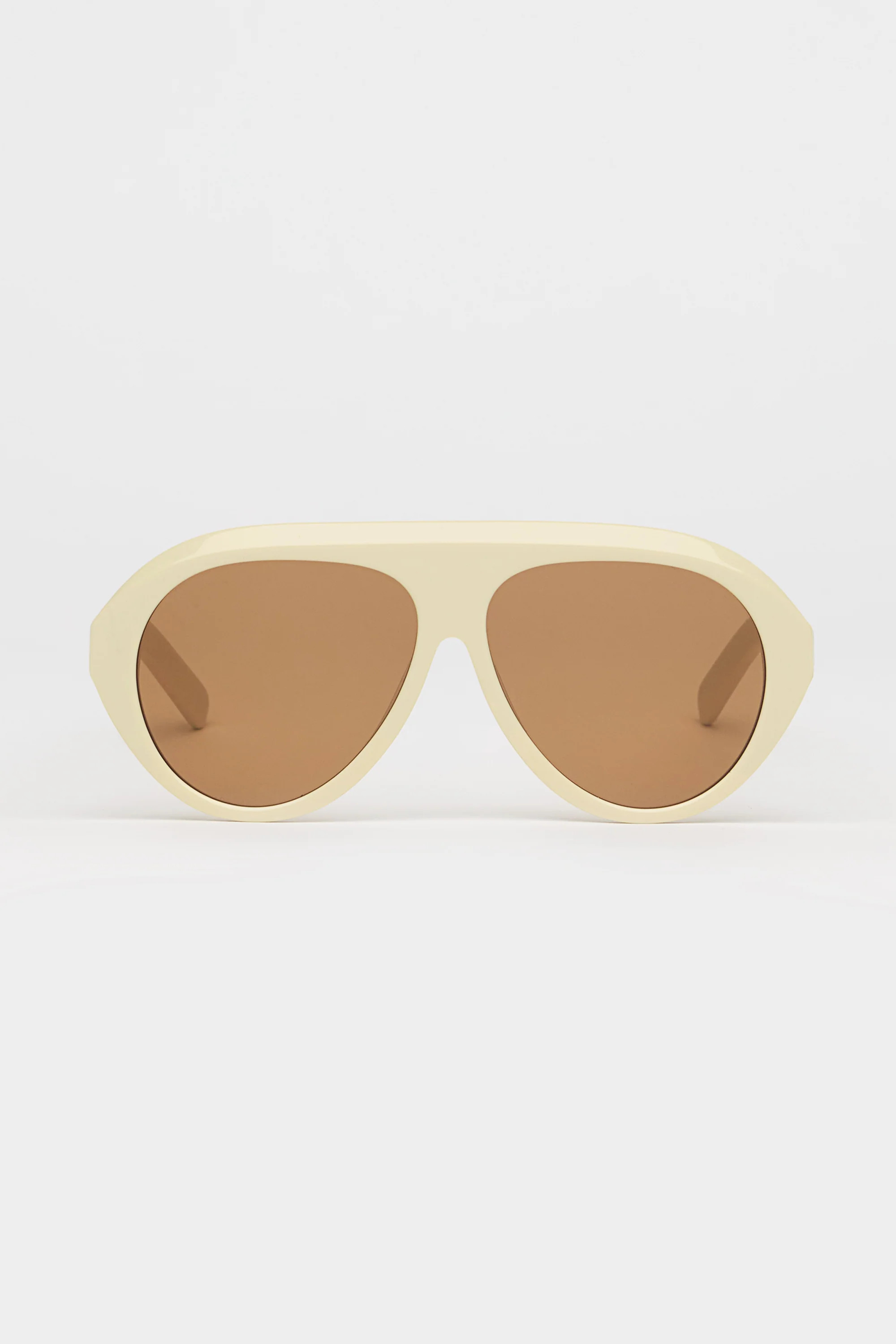 The Icon Sunglasses in Ivory | Past Midnight
