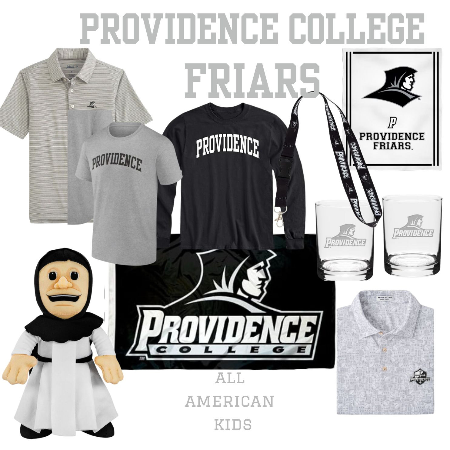 Providence College Friars game day outfit ideas 🖤🤍 Show your Friar pride with these must-have PC fan essentials! Whether you’re tailgating, cheering at the game, or just rocking your love for Providence College, shop all these Friars-inspired looks now on my LTK! 🏀🎉 #ProvidenceCollege #FriarPride #GameDayOutfit #CollegeStyle #FanGear #LTKSeasonal 

 #LTKGiftGuide #LTKU #LTKFindsUnder100