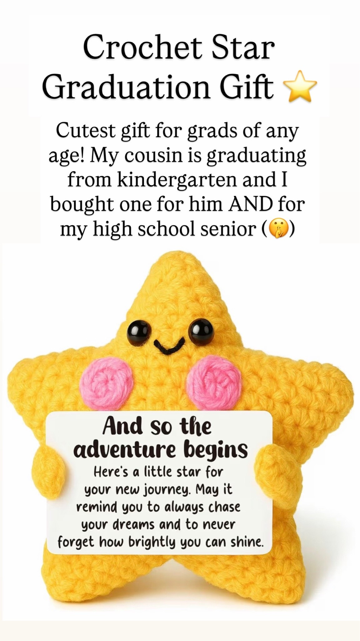 Crochet Star Graduation Gift

#LTKKids