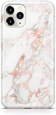 uCOLOR Case Compatible with iPhone 11 Pro 5.8 inch Rose Pink White Marble Protective Case Slim So... | Amazon (US)