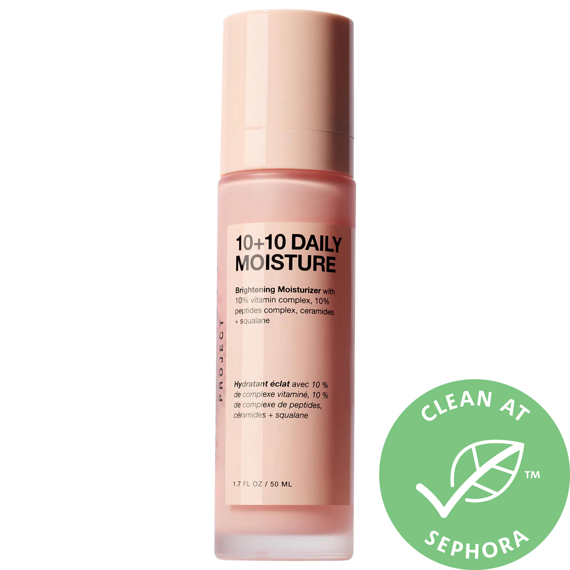 iNNBEAUTY PROJECT 10 + 10 Moisturizer with 10% Vitamin C + 10% Peptide Complex + Ceramides 1.7 oz/ 5 | Sephora (US)