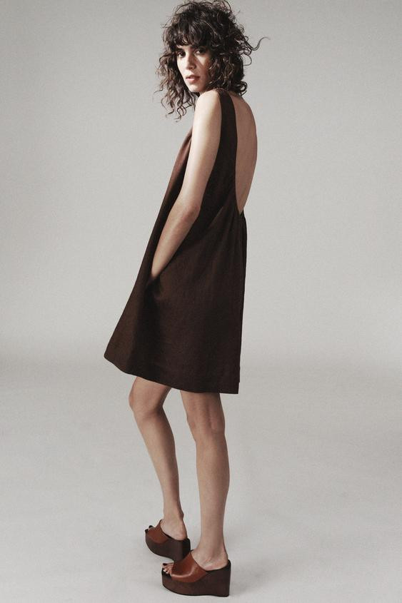 100% LINEN JUMPSUIT ZW COLLECTION | Zara US