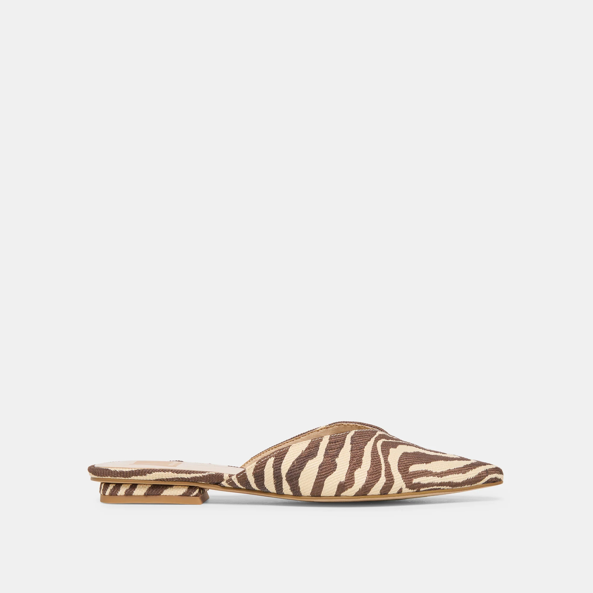 Elm Beige Zebra Raffia Flats | Dolce Vita | DolceVita.com