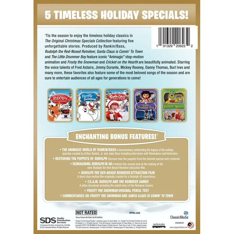 Original Christmas Specials Collection Deluxe Edition (Rudolph the Red-Nosed Reindeer / Frosty th... | Walmart (US)