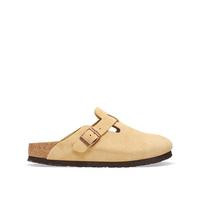 Boston Suede Wider Fit Clogs - Latte Cream | Very (UK)